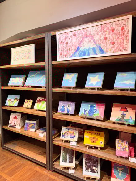 DAIKANYAMA GARAGEでの展示の様子