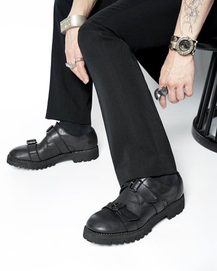 Amanojak.とGUIDIの別注シューズ