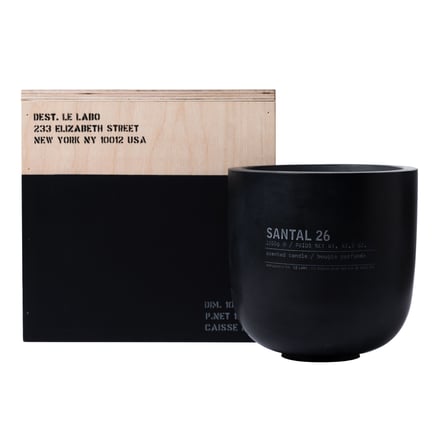 ル ラボ ブラック コンクリート キャンドルの画像