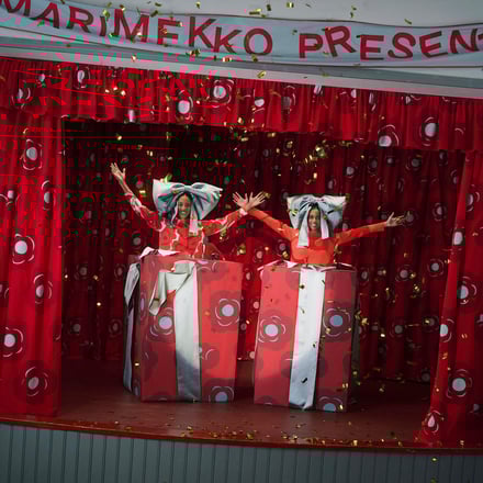 マリメッコのホリデーギフトセットのキーヴィジュアル