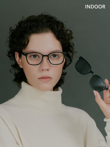 メガネの着用画像