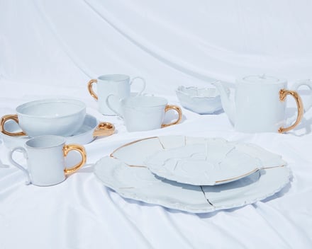 作品が並んだショット