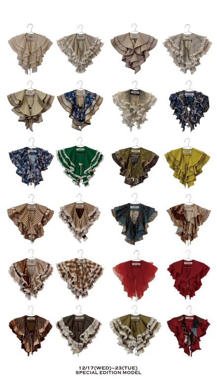 FUMIE TANAKAが新宿伊勢丹で開催するポップアップで販売するアイテム