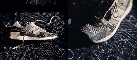 ニューバランスとサシコギャルズがコラボしたアイテムの画像