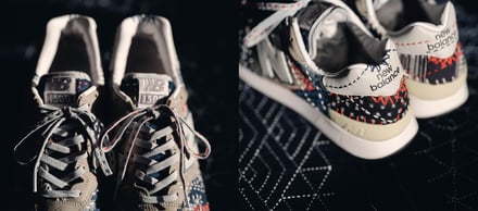 ニューバランスとサシコギャルズがコラボしたアイテムの画像