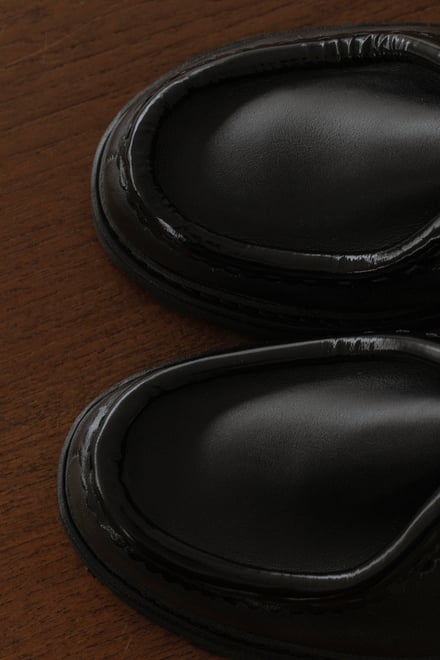 別注したシューズ