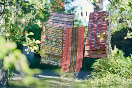 1880s頃のテキスタイル