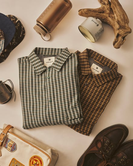 チェックシャツ