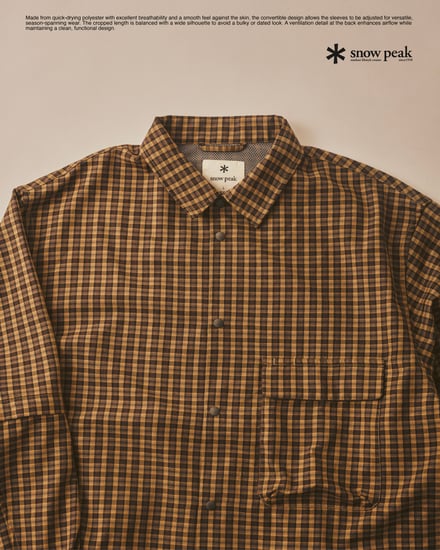 チェックシャツ