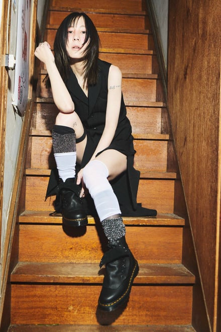 ボタンブーツのヴィジュアル