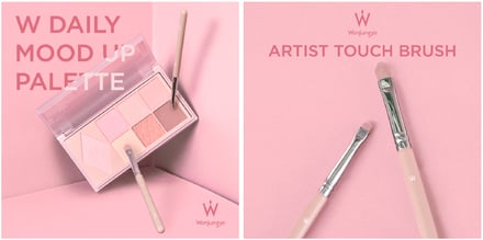 アイパレットとブラシ2本