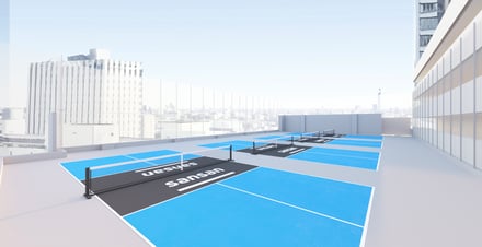 ピックルボールのコート