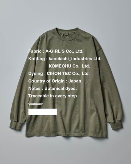 ロングスリーブTシャツ