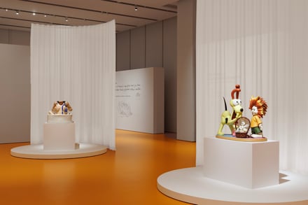 ジェフ・クーンズ展示