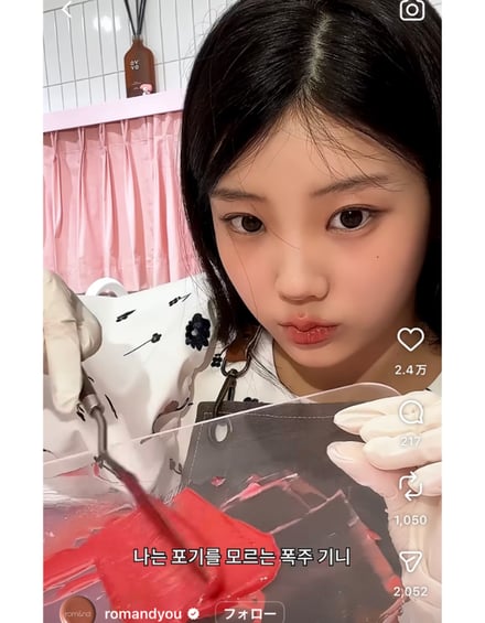 ロムアンド ILLIT ウォンヒをモデルに起用の画像