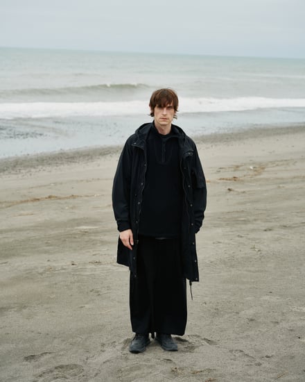 White MountaineeringとALPHA INDUSTRIESのコラボコート