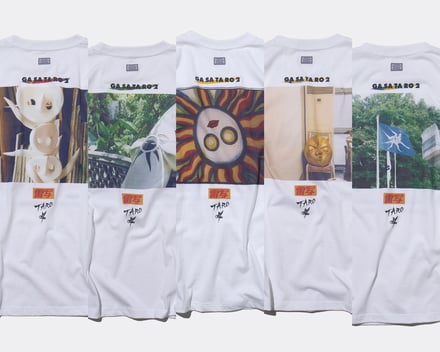 岡本太郎作品をプリントしたTシャツ