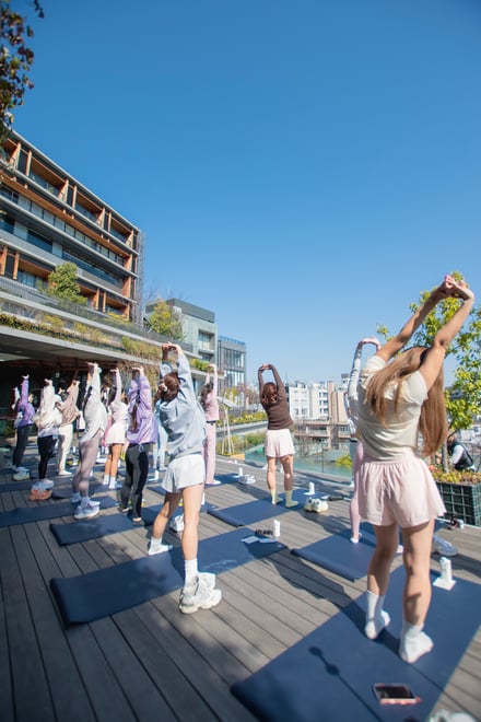 ランニングイベントの様子