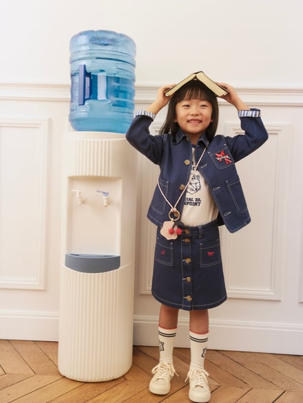 メゾン キツネがボンポワンとコラボ　ベビー＆キッズ向けのコレクションを発売