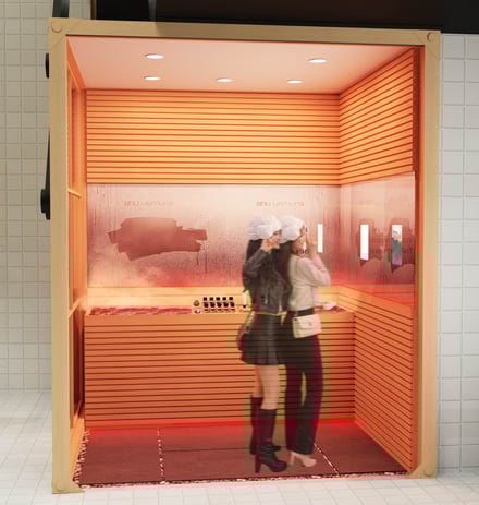 シュウ ウエムラ ポップアップ銭湯