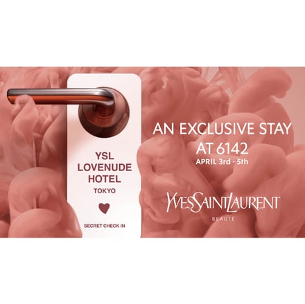 YSL LOVENODE HOTEL TOKYO SECRET CHECK-IN