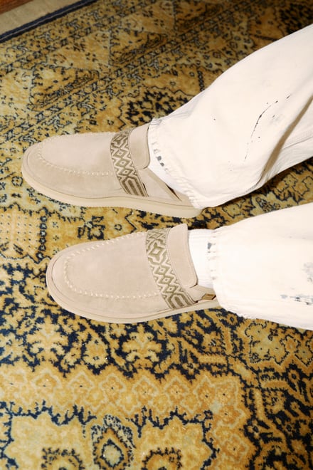 デンハムとスイコックのコラボレーションコレクション　着用画像