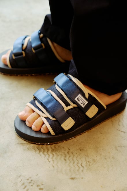 デンハムとスイコックのコラボレーションコレクション　着用画像