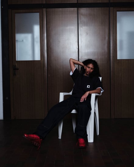 エフシーレアルブリストル×カーハート WIP 着用画像