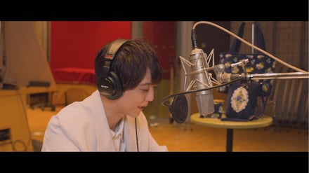 フェイラーアートの映像コンテンツ 梶裕貴メイキング画像