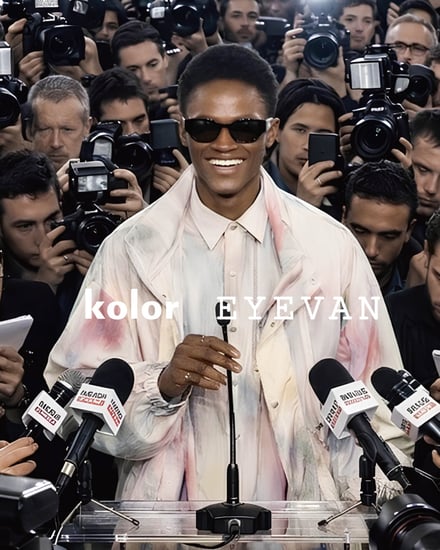 カラーとアイヴァンのコラボ　ヴィジュアルイメージ