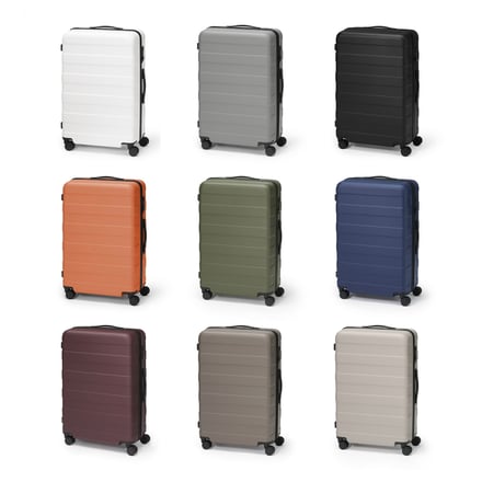 バーを自由に調節できるハードキャリーケースの画像