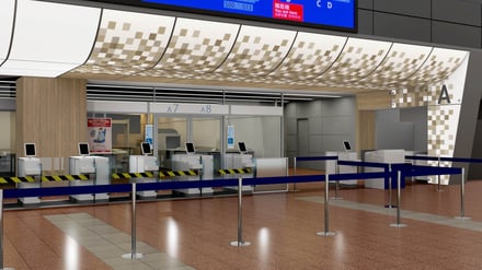 羽田空港第2ターミナル保安検査場　画像