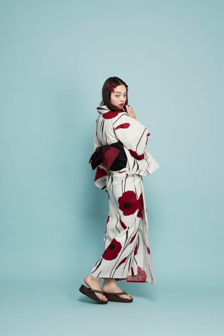 きものやまと　中原淳一コラボコレクション　着用画像