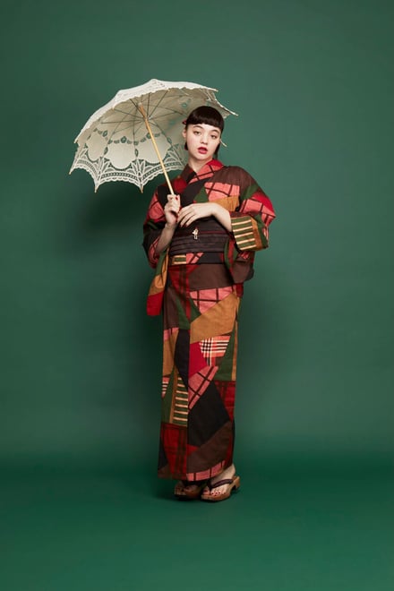 きものやまと　中原淳一コラボコレクション　着用画像