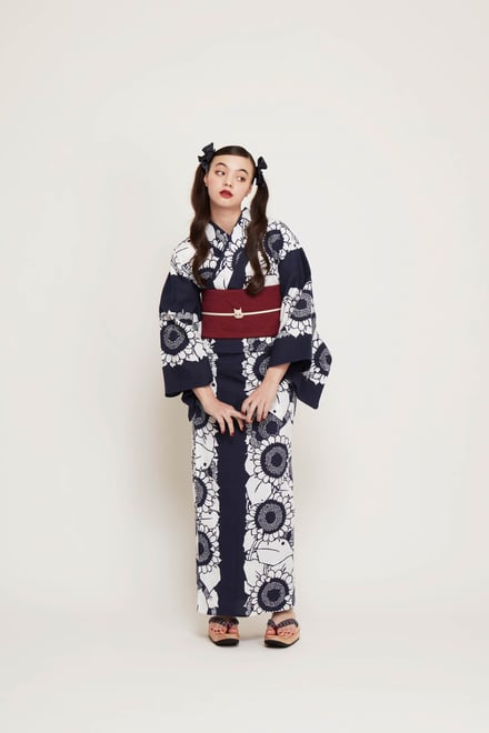 きものやまと　中原淳一コラボコレクション　着用画像