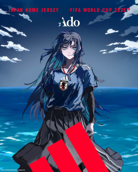 Adoとアディダスのコラボ イメージヴィジュアル