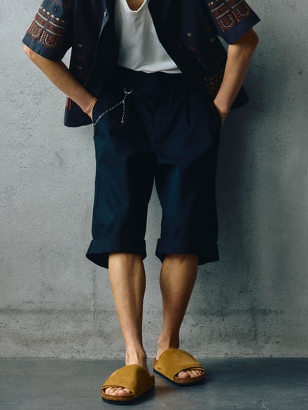 ジャーナル スタンダード レリュームのディッキーズ別注ショートパンツ
