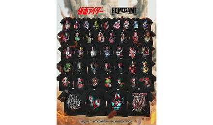 仮面ライダー × HOMEGAME Tシャツ