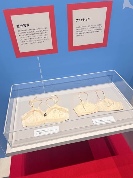 ワコール展示「Back to the Essence」の様子