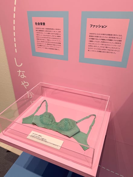 ワコール展示「Back to the Essence」の様子