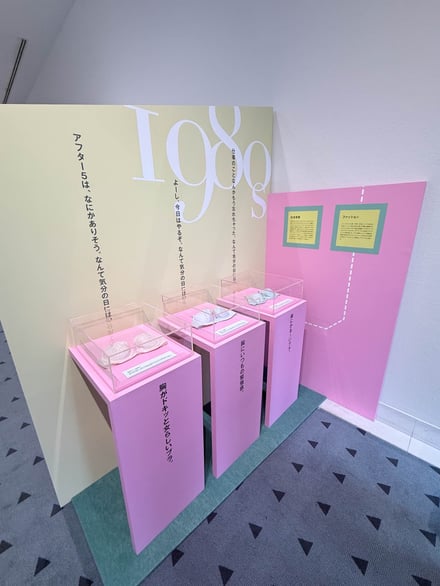 ワコール展示「Back to the Essence」の様子