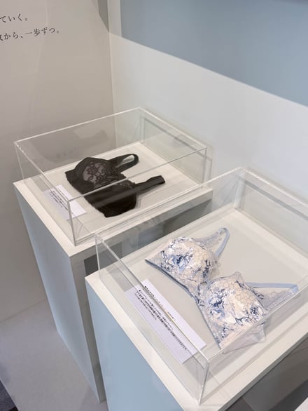 ワコール展示「Back to the Essence」の様子
