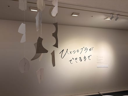 ワコール展示「Back to the Essence」の様子
