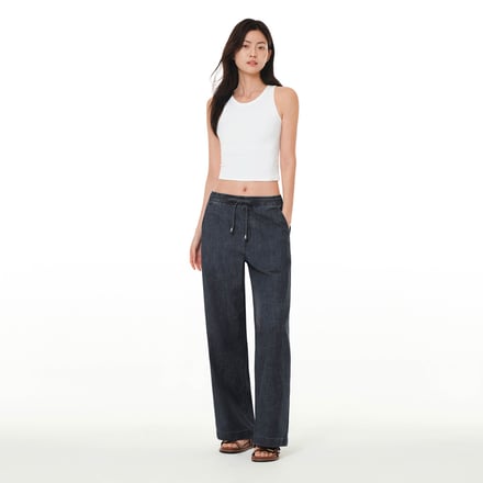 ice airdenim イージーワイドデニム」(1万2900円)