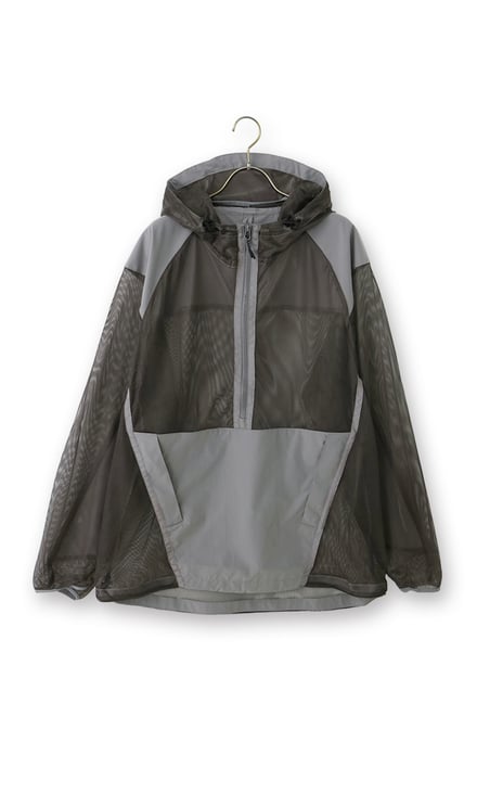 メッシュアノラックプルオーバーの画像