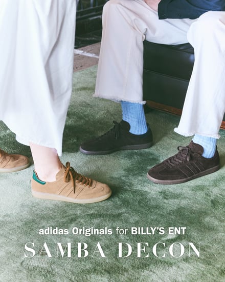 BILLY'S ENTの「SAMBA DECON」別注モデルヴィジュアル