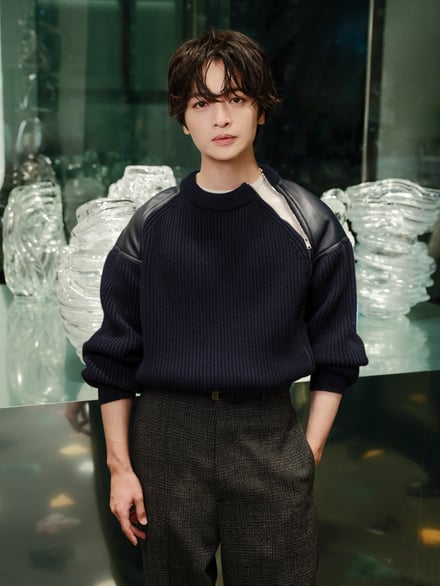 フォトコールに応じた玉森裕太