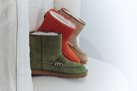 UGG® × JW Anderson コラボシューズのキャンペーン画像