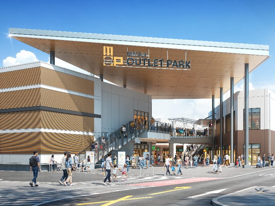 「（仮称）三井アウトレットパーク 福岡」イメージパース