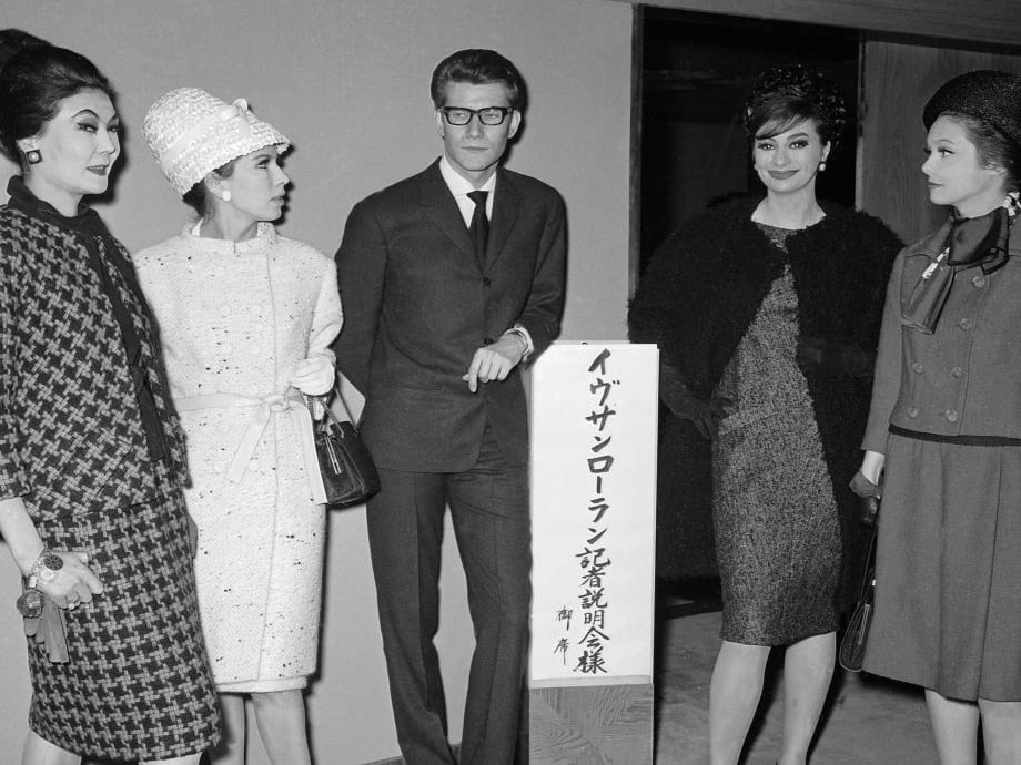 イヴ・サンローランのポートレート